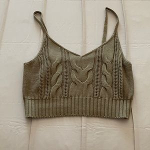Wild Fable sweater material crop top